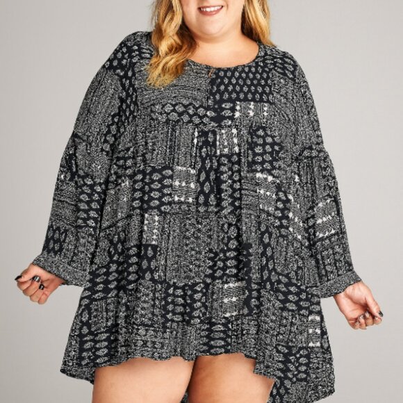Tunic Dress Plus Size 1XL ,2XL - Picture 1 of 9